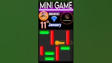 11th January Puzzle Game Trick, Hamster Kombat Easy steps #hamsterkombat #puzzle #blockchaingames
