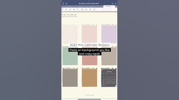 How to use mini monthly calendar stickers for ipad goodnotes digital planners and bullet journals