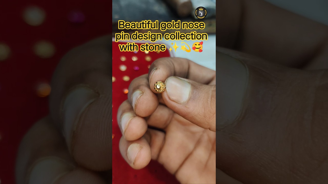 Beautiful gold nose pin design collection✨💫🥰 