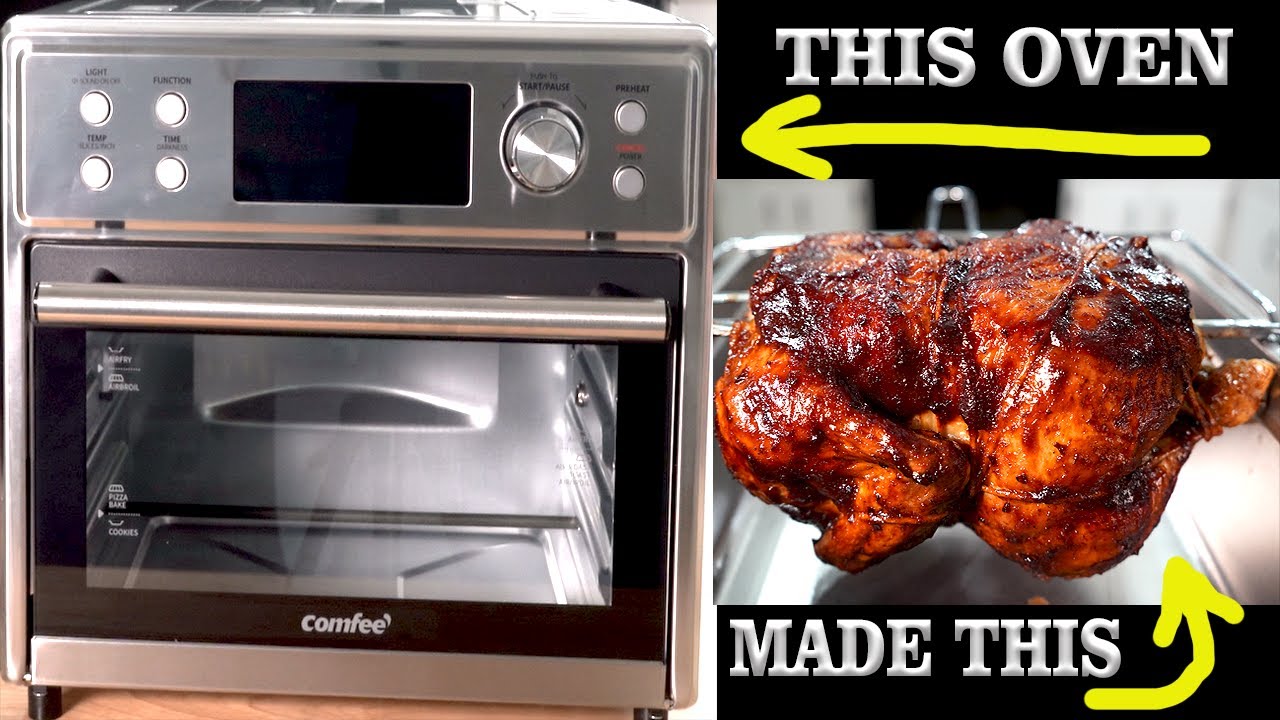 COMFEE' Air Fryer Toaster Oven  Cherry Bourbon BBQ Chicken 