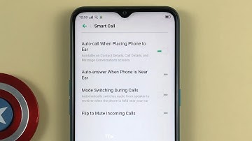How to automatically call when you put the phone to your ear on OPPO A31 Android 9