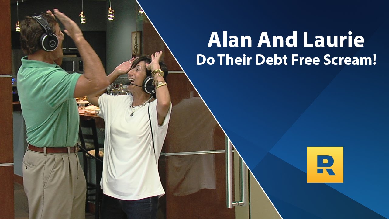 Alan And Laurie Do Their Debt Free Scream! Alan And Laurie Do Their Debt Free Scream!