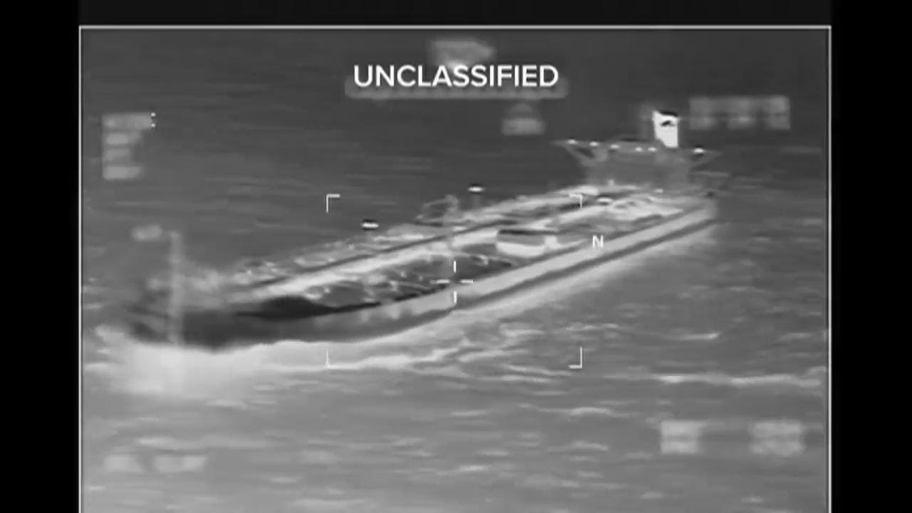 US forces stop second oil tanker off the coast of Venezuela - YouTube