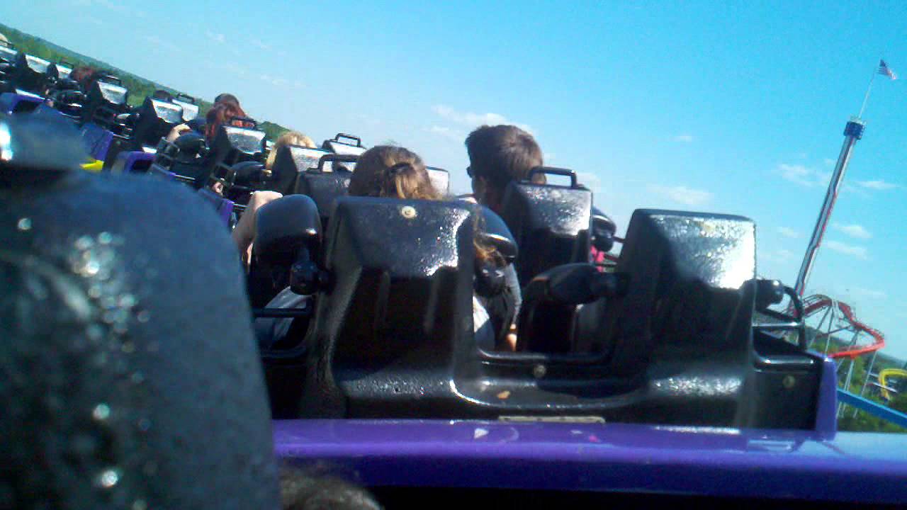 Carolina Cyclone (on ride) Carowinds