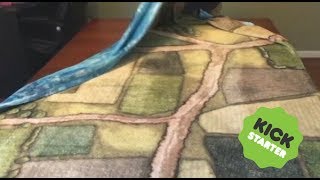 Kickstarter Reiveiw:  Fabric Game Mats by Cigar Box Battle