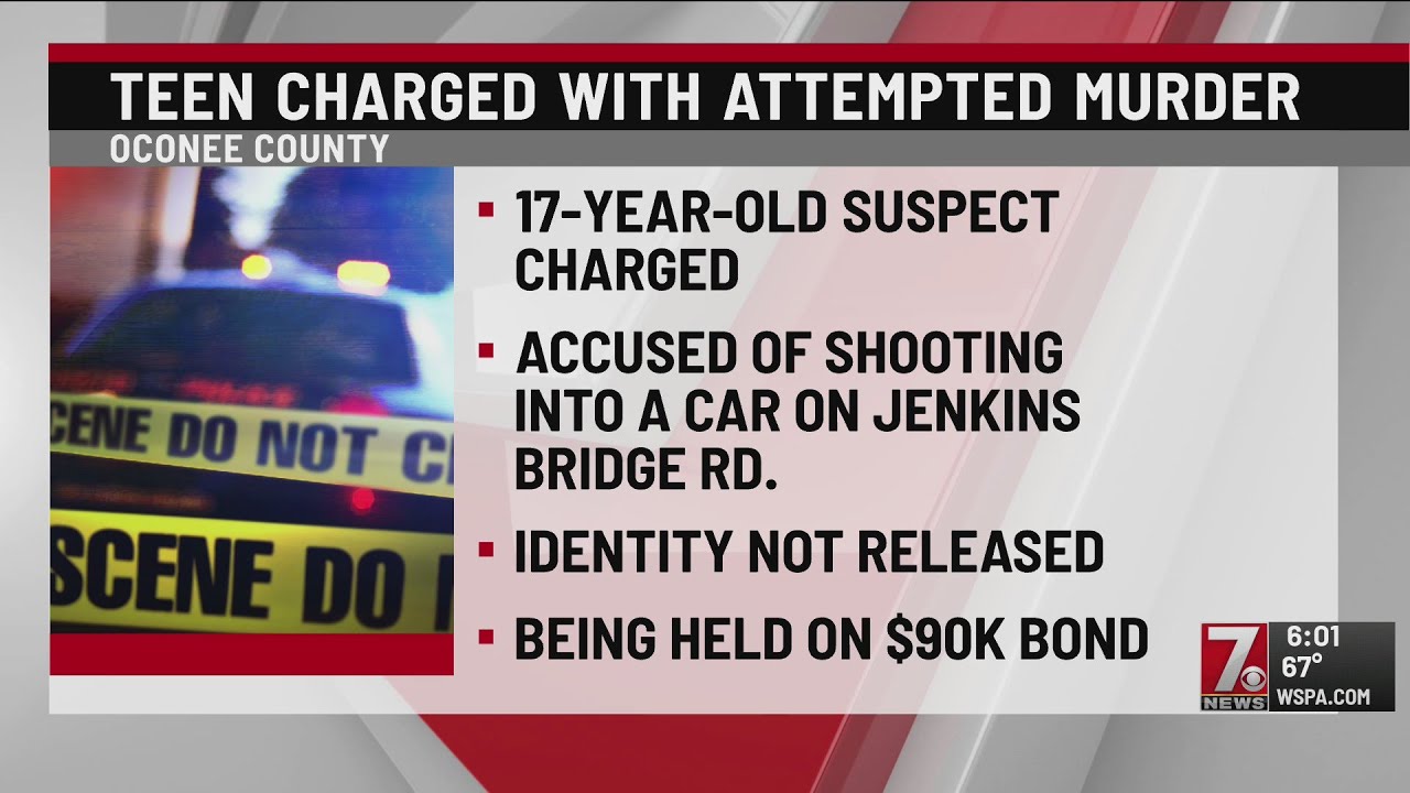 Teen faces multiple charges, including attempted murder in Oconee Co ...