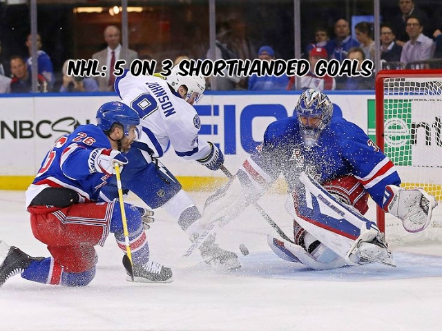 NHL: 5 On 3 Shorthanded Goals - YouTube