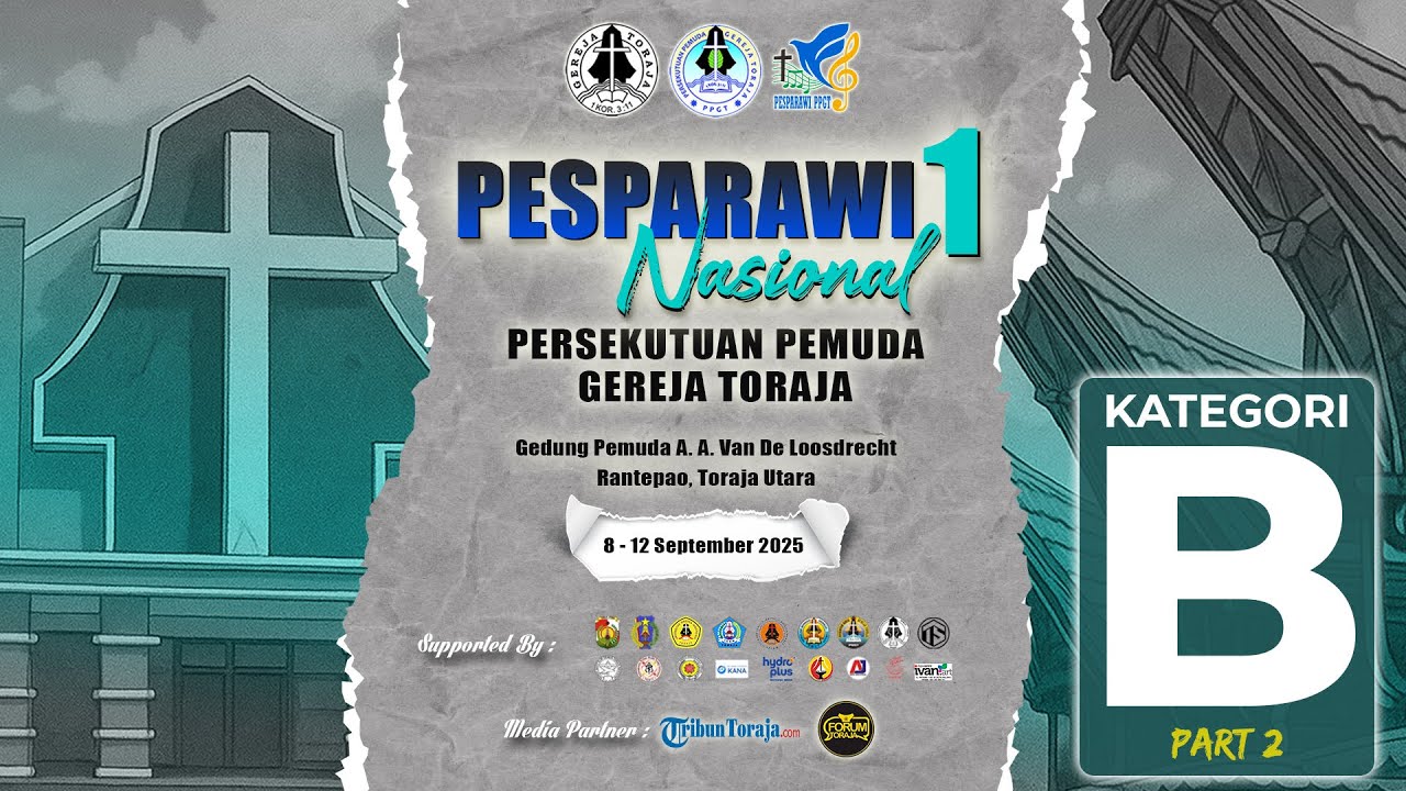 🔴 [RELAY] ✤ [Lomba Kategori B part 2] PESPARAWI NASIONAL I PPGT • 09.09.2025