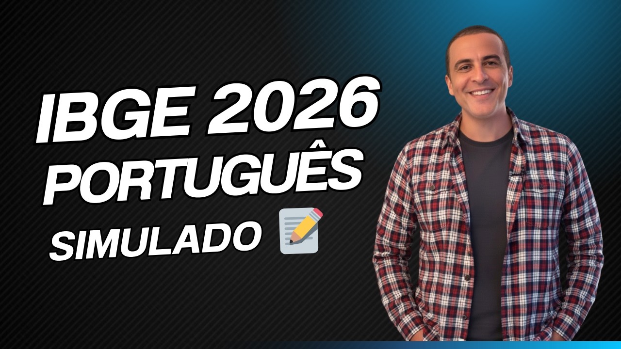 IBGE 2026: Simulado de Português FGV - Você acertaria estas 10 questões?