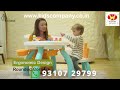Study Table with Chair for Babies Kids & Toddlers | Fun & Practical Design |R for Rabbit |Wieners