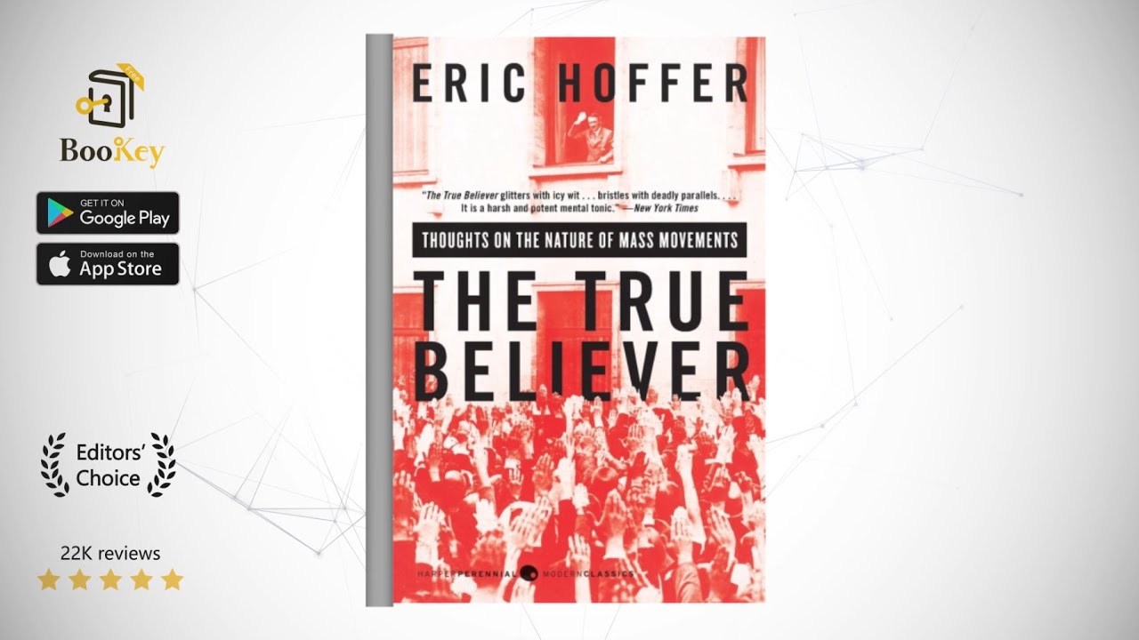 The True Believer Book Summary By Eric Hoffer Thoughts on the Nature of Mass Movements