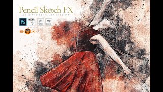 Use Pencil Sketch Fx Add On With Fxbox Plugin Panel - Photoshop Add On Tutorial