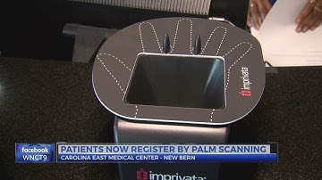 Patients now register by palm scanning