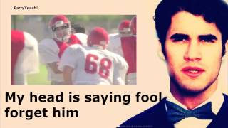 Hopelessly Devoted To You - Glee (Darren Criss // Blaine) Lyrics / Letra