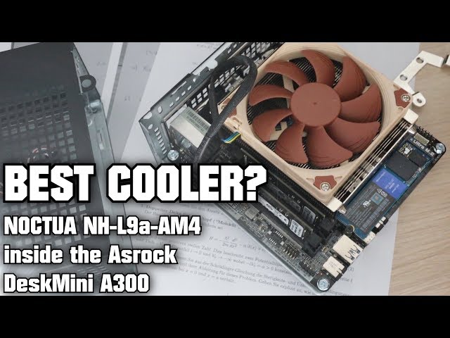 Noctua inside DeskMini A300BEST COOLER? - YouTube