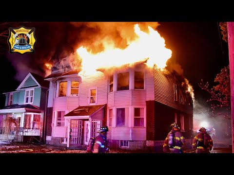 Massive 3rd Alarm Fire - Defensive Operations - 137 Cameron Ave