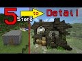 Minecraft - HOW to add Detail to your House [ + Download ]