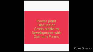 Cross platform development with xamarin.forms