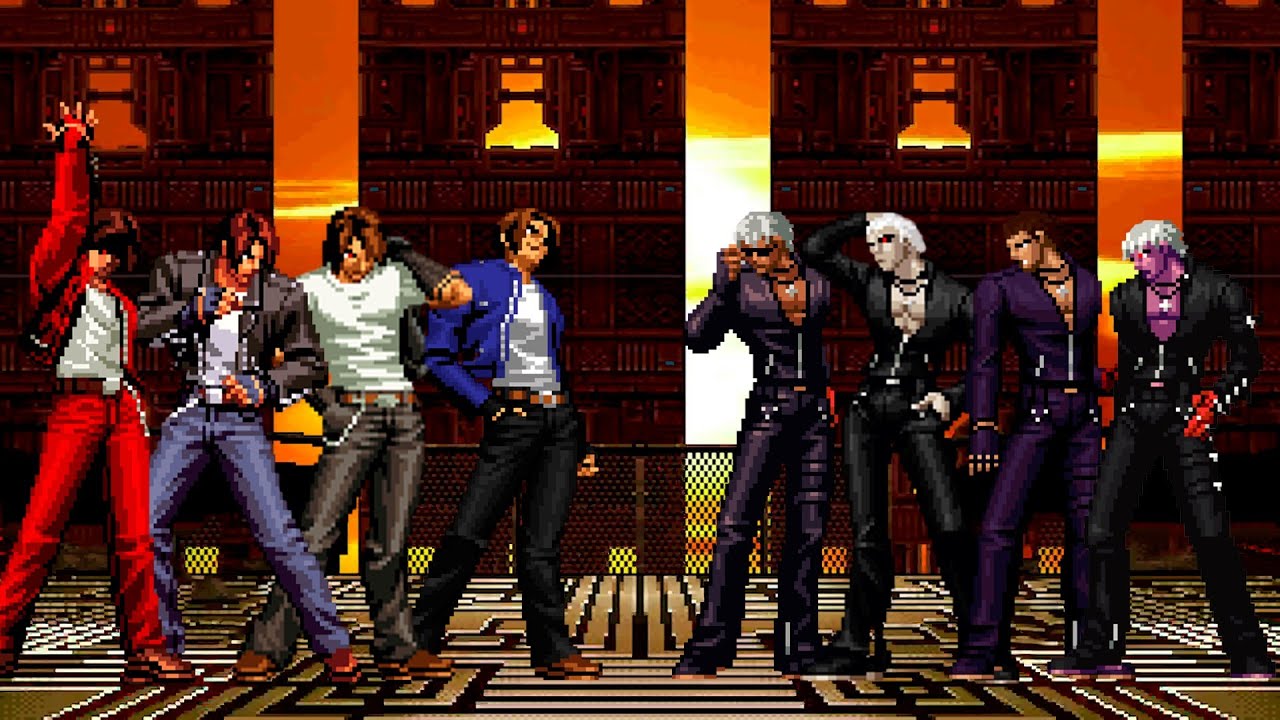 [KOF Mugen] Kyo Kusanagi Team vs K Dash Team YouTube