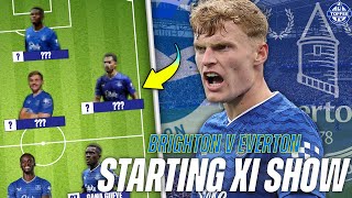 Brighton & Hove Albion V Everton Starting Xi Show
