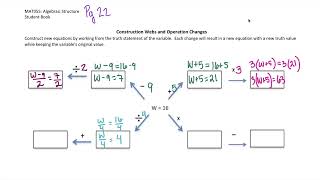 Page 23 Construction Webs and Operation Changes