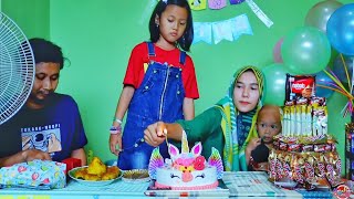 Di Ultah Naila Buat Seru-seruan dirumah, Letusin Balon Berhadiah, Buka kado dan lainnya