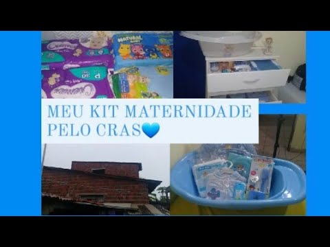 MEU KIT MATERNIDADE DO CRAS💙/ AMOSTREI UM POUCO DE COMO TÁ AQUI EM CASA ...