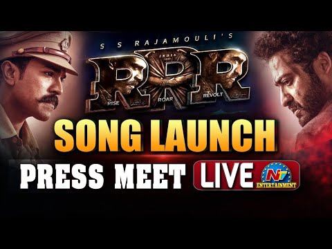 RRR Song Launch Press Meet LIVE | Janani Song | NTR | Ram Charan | SS Rajamouli | NTV ENT LIVE