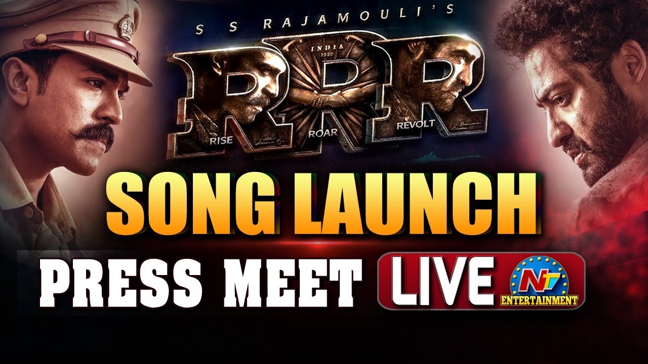 RRR Song Launch Press Meet LIVE | Janani Song | NTR | Ram Charan | SS Rajamouli | NTV ENT LIVE