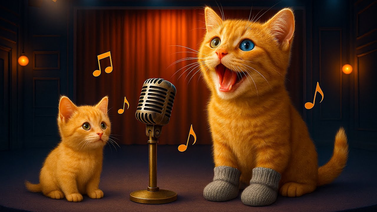 Cat Singing Compilation🐱 Cats Got Talent | Kitten Singing 🎶 #kitten # ...