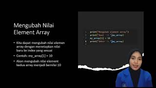 Tugas Struktur Data “Array satu dimensi, dalam python”