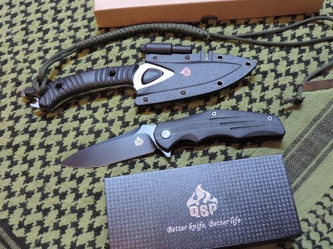 QSP Outdoors 8 in 1 Survival and D2 Flipper Folder