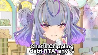 Chat's Crippling debt RTA, any %