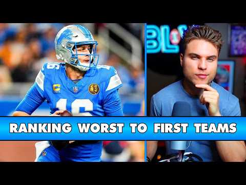 Ranking NFL WORST to FIRST Teams Candidates 2026