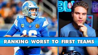 Ranking NFL WORST to FIRST Teams Candidates 2026