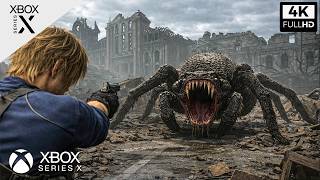 Leon vs Giant Spider Boss Fight | Resident Evil Requiem Immersive ULTRA Graphics Gameplay