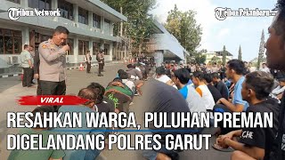 81 Preman Digelandang ke Polres Garut