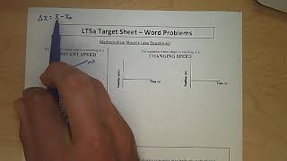 Mr. Wolfe Physics - Word Problems - Constant Velocity Profile
