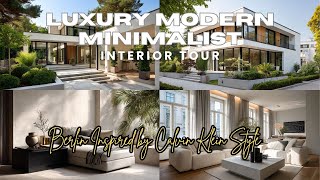 Luxury Modern Minimalist Interior Tour in Berlin Inspired by Calvin Klein Style