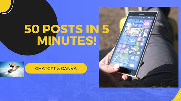FASTEST Way to Create FACEBOOK POSTS with ChatGPT & Canva Revealed!