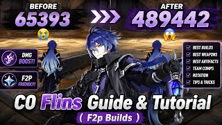 C0 Flins Build Guide ⚡ BEST F2P & PRO Build (INSANE DAMAGE!) 🔥