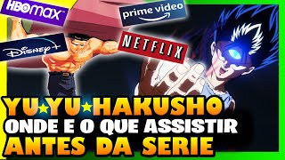 Onde ASSISTIR Yu Yu HAKUSHO DUBLADO? ANIME do YU YU O QUE ASSISTIR