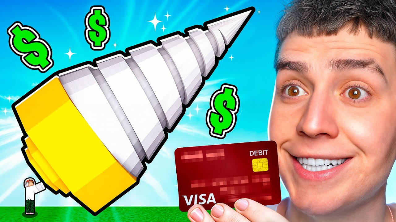 ПОТРАТИЛ 100 000 РОБУКСОВ НА МОЩНУЮ ДРЕЛЬ В РОБЛОКС! СИМУЛЯТОР КОПАНИЯ!