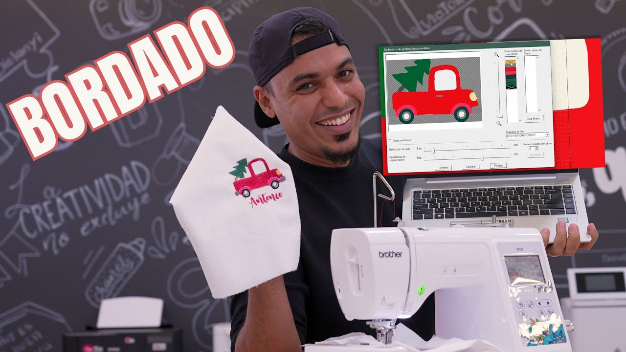 Crea tus propios diseños para bordado en tu computadora y llévalos a tu máquina doméstica