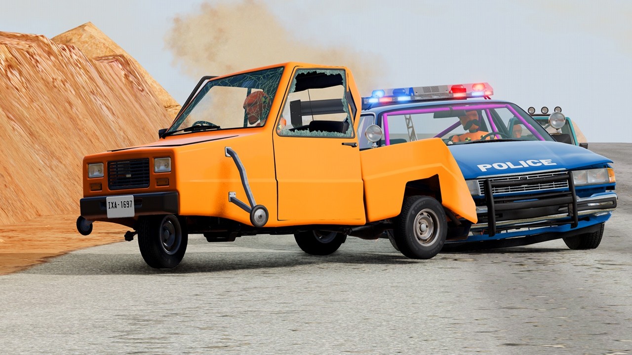 The Most Brutal Desert Crashes You’ve Ever Seen... (BeamNG Road Rage)