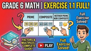 Class 6 Maths Chapter 1 Exercise 1.1 Full Solution | Complete 7 Questions | Math's World