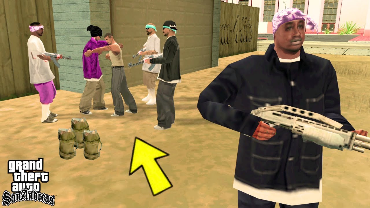 What Happens If Aztecas Gang & Ballas Gang Unite In GTA San Andreas? (Cesar's Betrayal)
