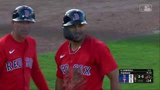 David Hamilton creates his own run with a single, 2 stolen bases, and then scores on a Sacrifice Fly