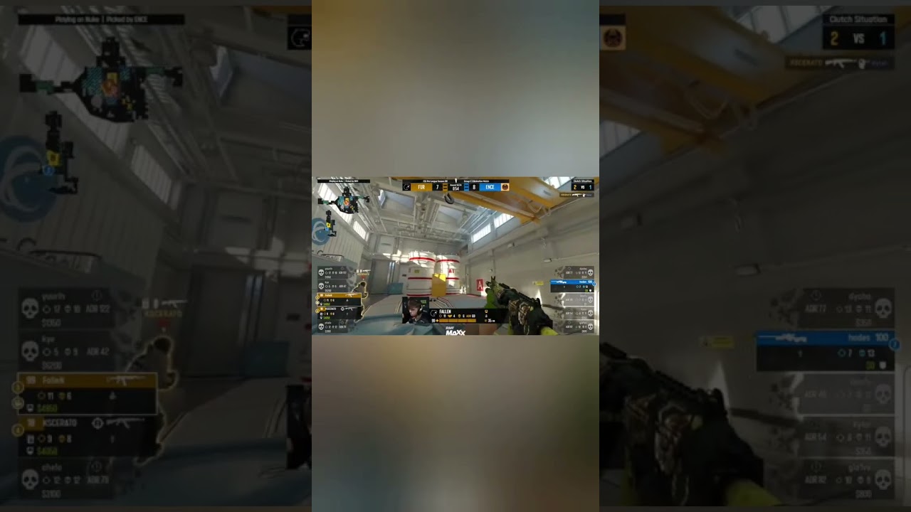 Hades clutch 1 vs 2 FURIA ESPORT! 