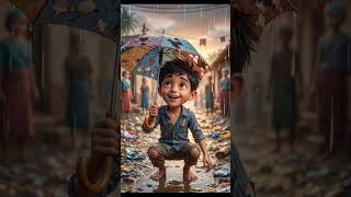 story of a poor boy and a rich boy #cartoon #cinematic #animation #stories #ai #funny #kahani